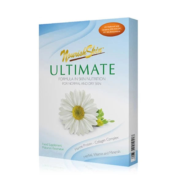 Nourish Skin Ultimate 60 Tablet Suplemen Kesehatan Kulit untuk Kulit Normal dan Kering