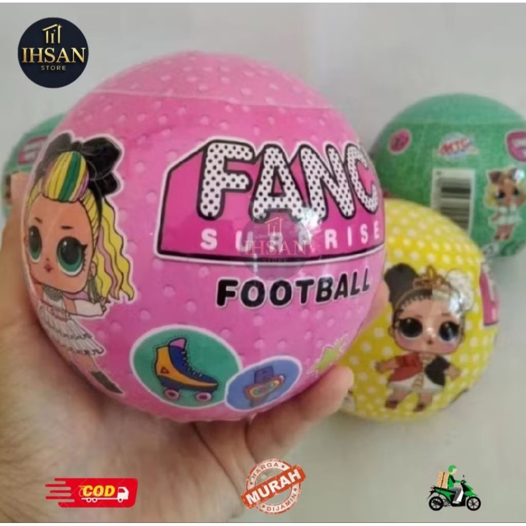 Bola Kejutan LOL Fancy Football -Hadiah Mainan Anak Perempuan Penuh Kejutan