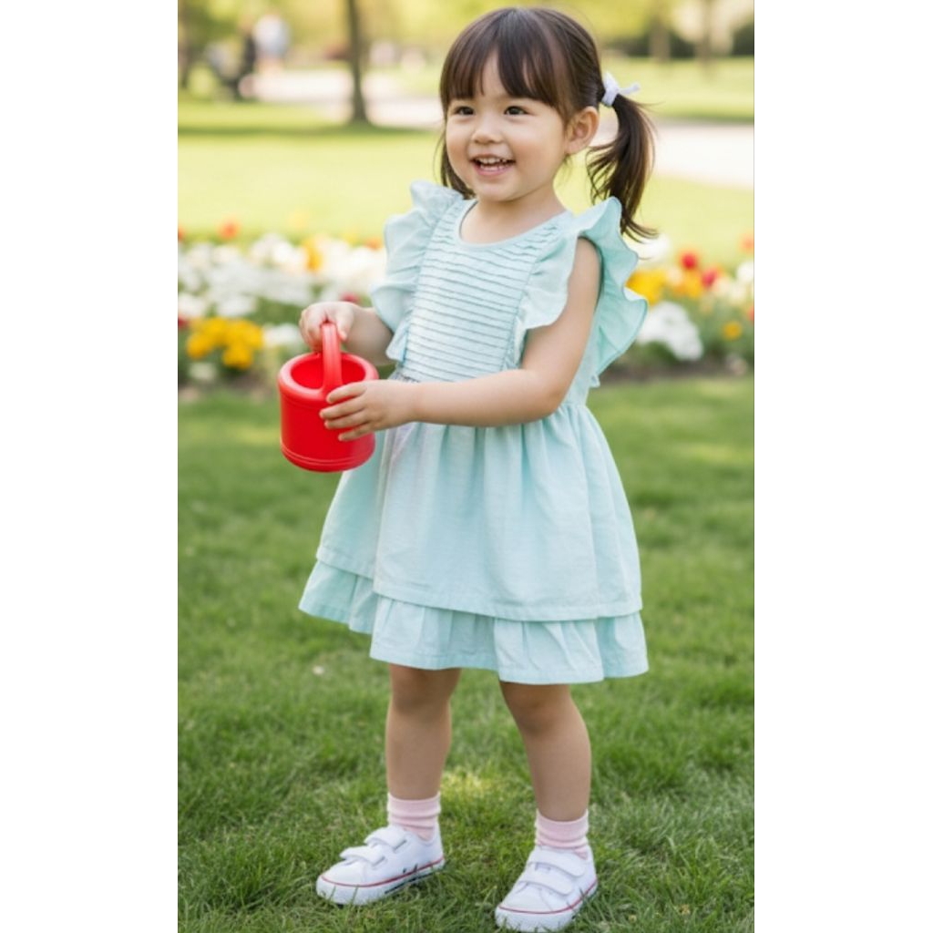 Dress Anak Baby Blue Sky Preloved