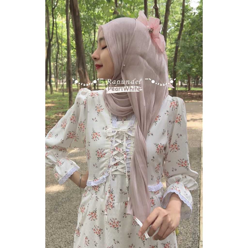 RAPUNDEL DRESS VINTAGE FLOWERS