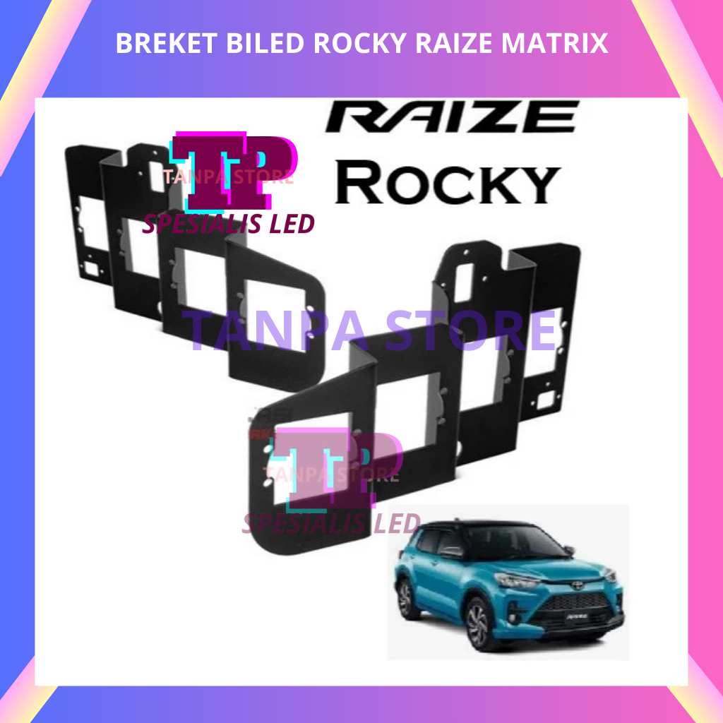 BREKET BILED ROCKY RAIZE MATRIX bracket besi biled kotak x1m x1 1.5 inch 1.8 2023