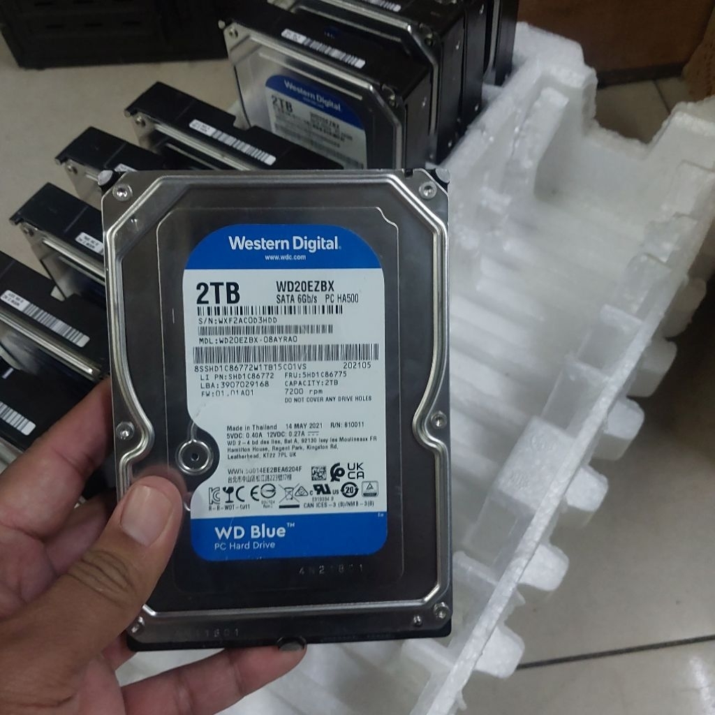 Hdd Hardisk Harddisk 3TB 2TB 11TB buat pc nvr dvr cctv bekas pakai sentinel 100%
