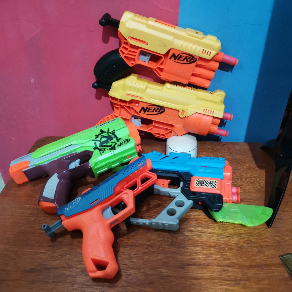 Tembakan Nerf (Free 1 Dart/Peluru)