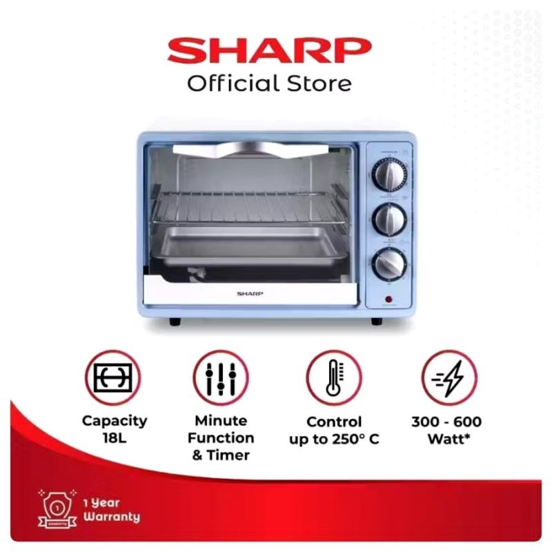Oven Listrik SHARP EO-18BL 18 Liter Electric Oven SHARP
