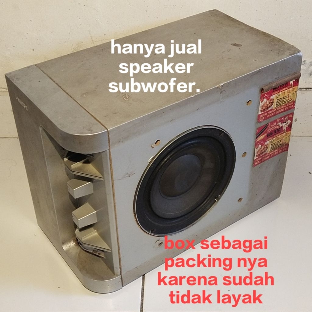 subwoofer philips 6 in