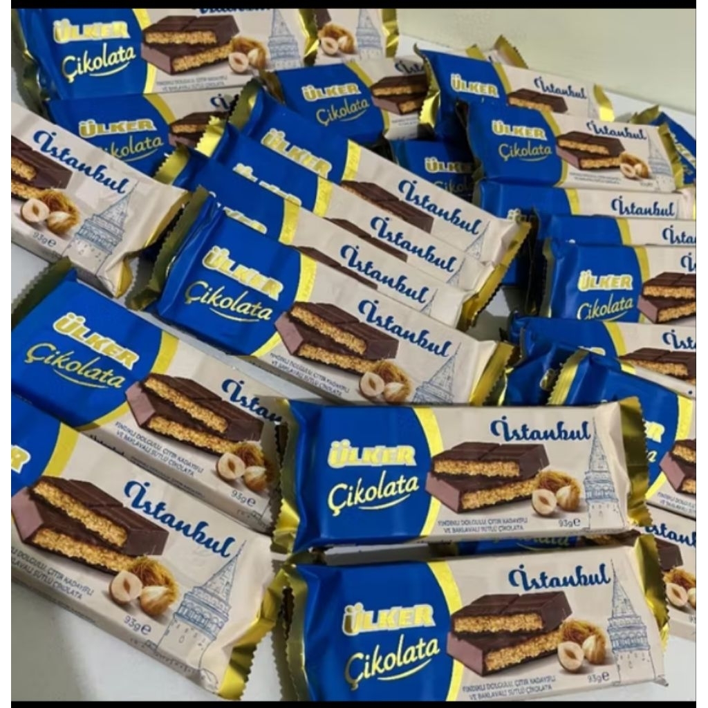 Ready Stock Ulker Istanbul Ulker Hazelnut Chocolate Ulker Kunefe Hazelnut Viral Coklat Turki