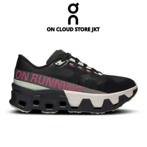 Sepatu Running On Cloud Monster Hyper Women Iron Black Original Shoes