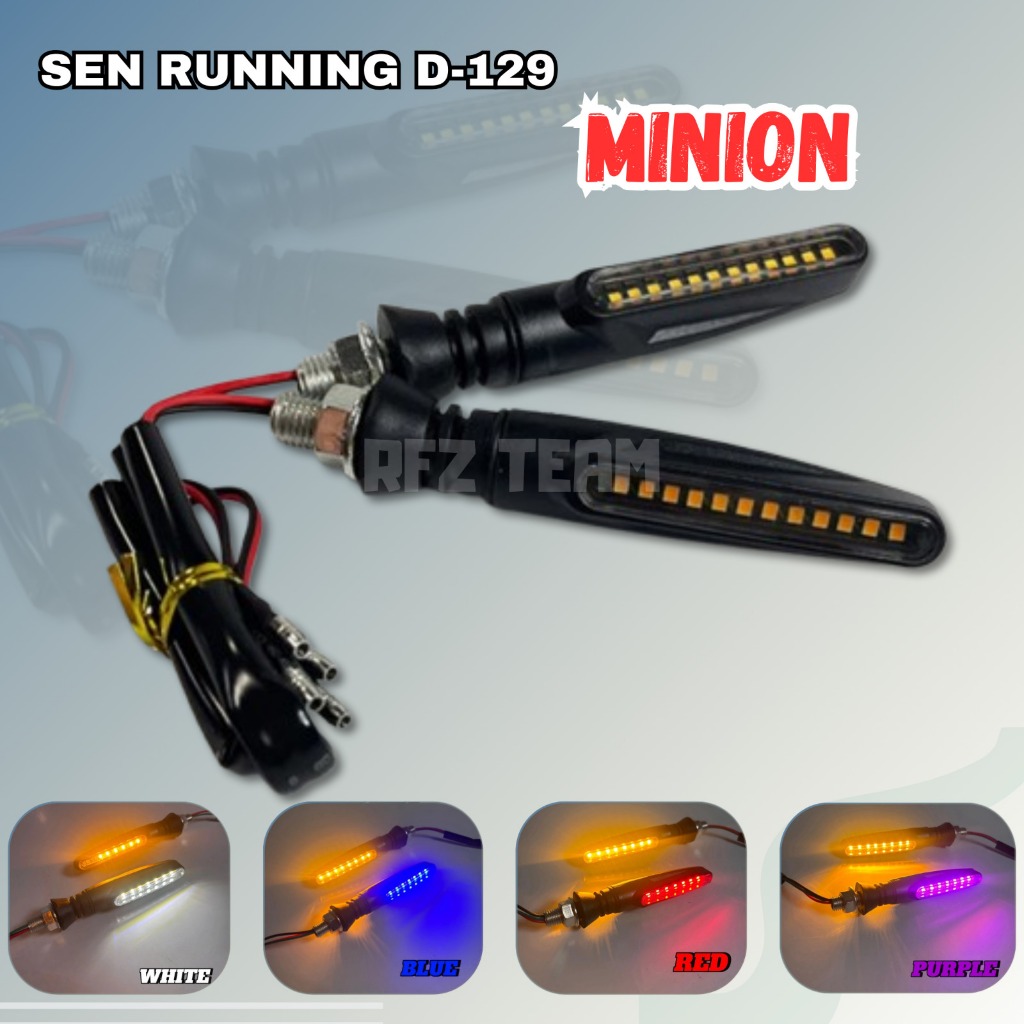 Lampu Sen LED DRL 2 Warna Running Universal 12V kode D-129