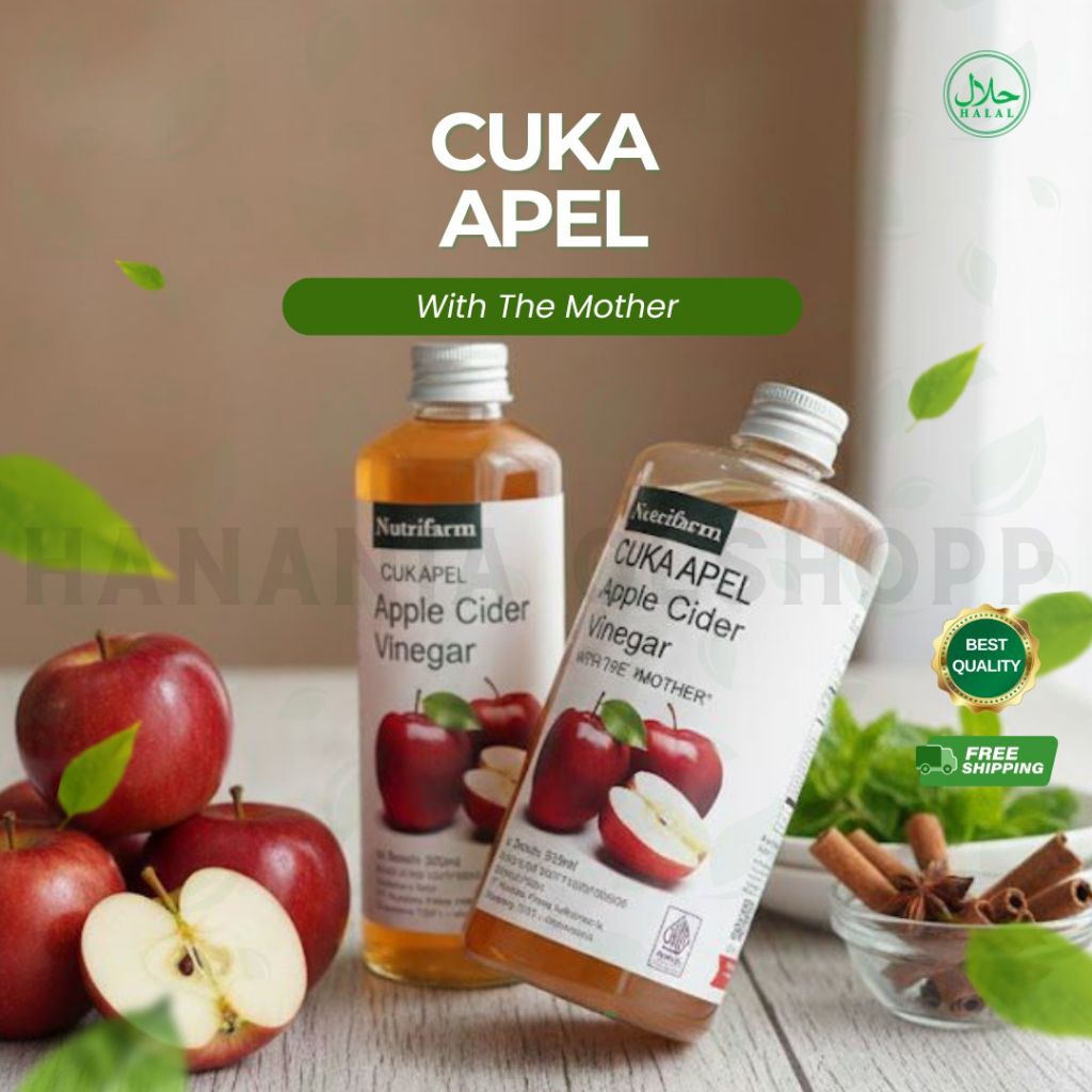 Cuka Apel Original Organik With Mother