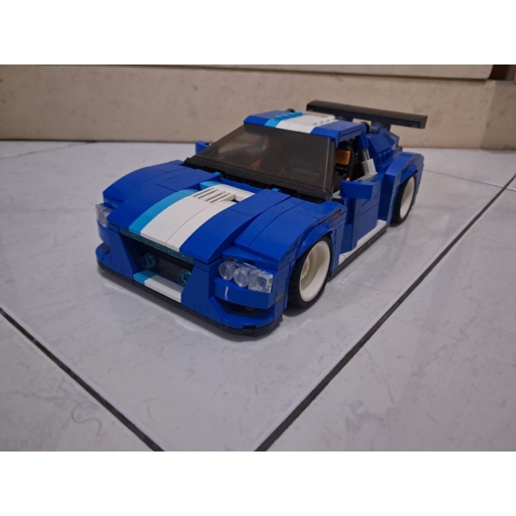 preloved bricks decool 3119  turbo track racer