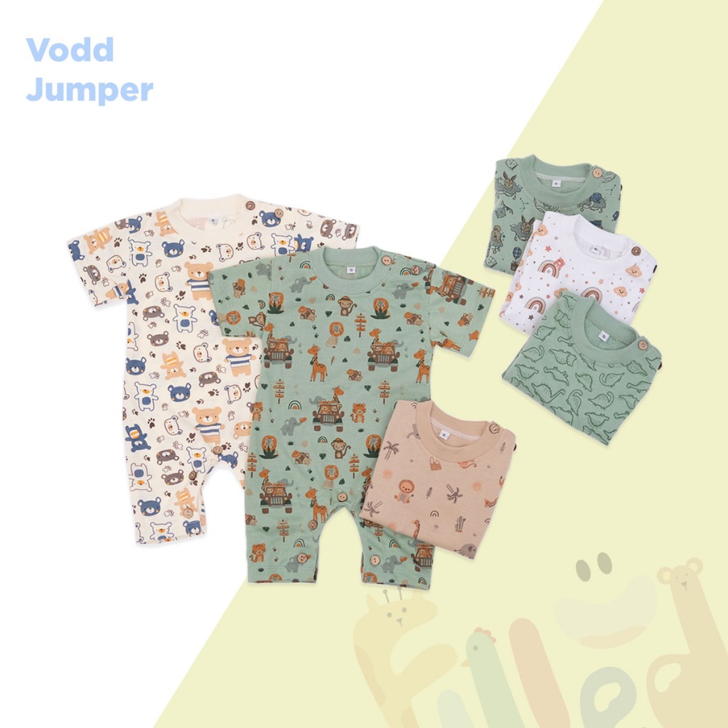 JUMPER BAYI / ROMPER BAYI / PLAYSUIT BABY / VODD JUMPER FILLED BABY