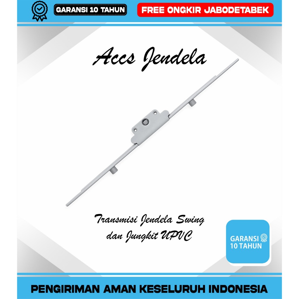 Transmisi Jendela Swing dan Jungkit UPVC