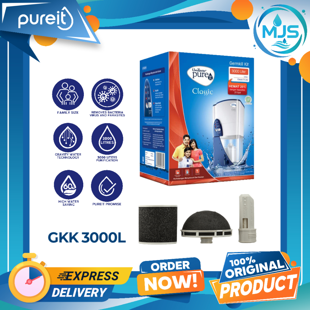 Pureit CLASSIC GKK 3000L Filter Pengganti Pureit Classic