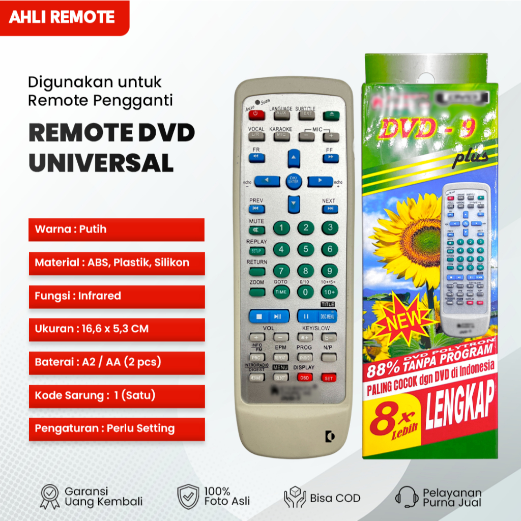Remot DVD Multi Universal / Remote DVD Multi Universal