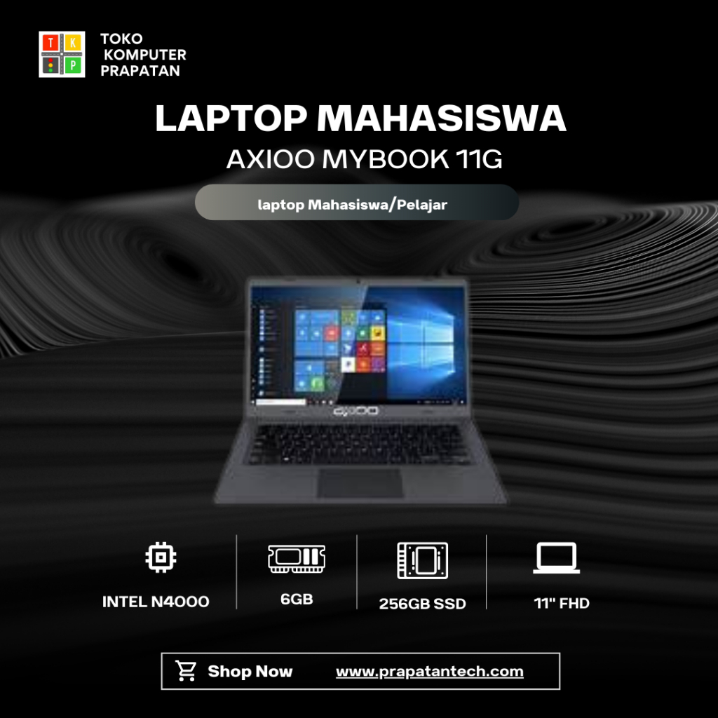 Axioo MyBook 11G 6GB/256GB/INTEL N4000