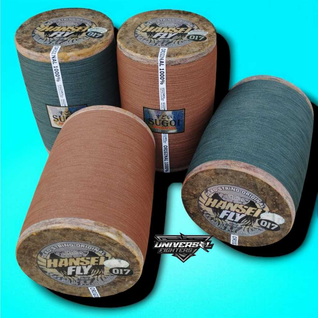 Benang Senar Gelasan Layangan Matot Abu Sughoi Import HANSEI FLY 6000yard 0.17