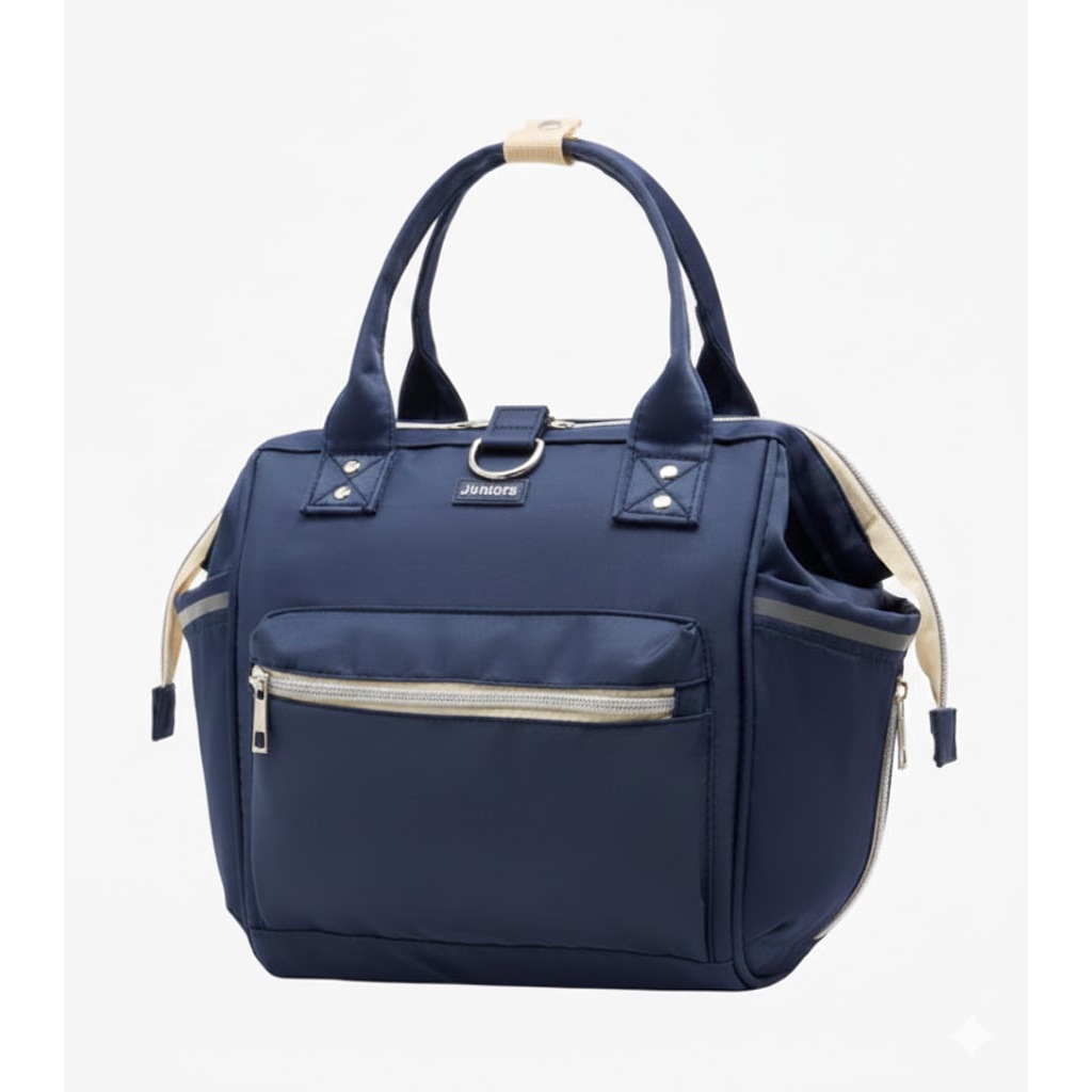 Babyshop Juniors Solid Diaper Bag with Double Handle and Zip Closure