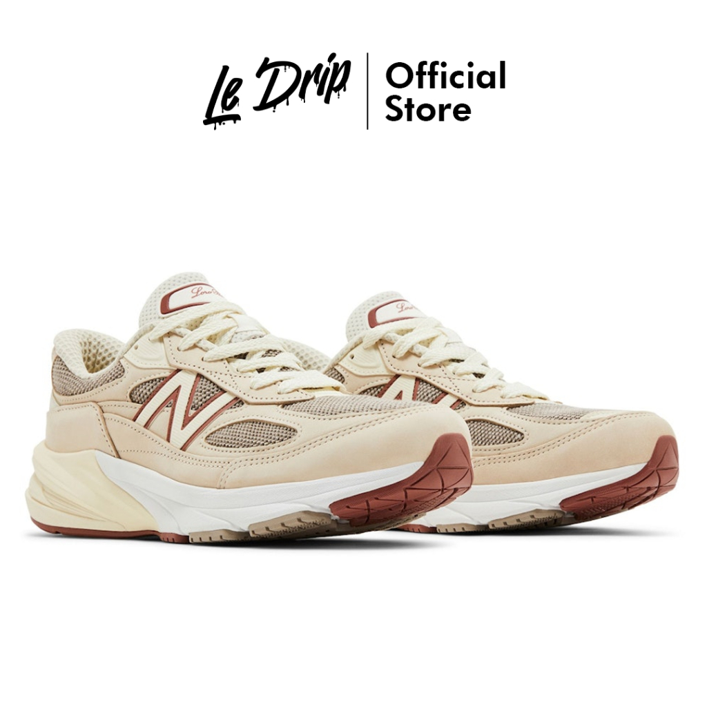 New Balance 990V6 Loro Piana Raw Cashew Made in USA Cream Authentic