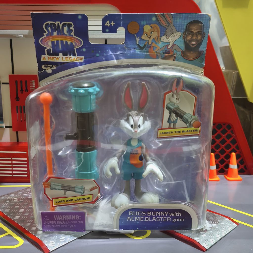 Mainan Figure Space Jam A New Legacy Bugs Bunny Original
