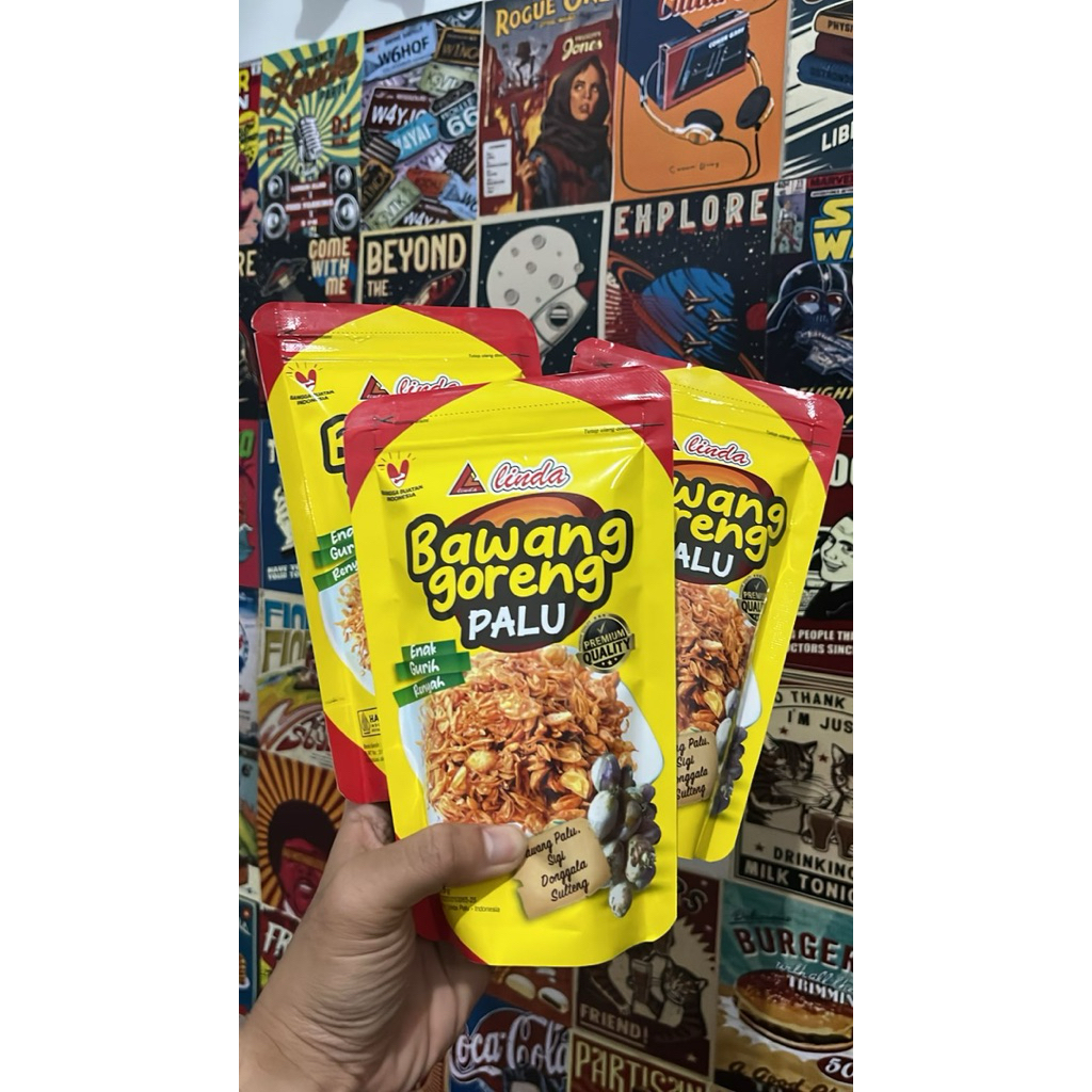 Bawang Goreng Palu, Paket 3 bawang goreng,cita rasa palu