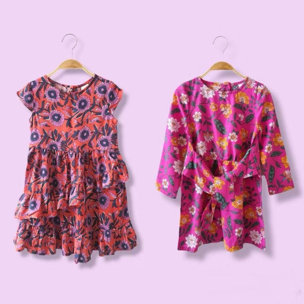 Dress Anak Perempuan Branded Little K 2-10 Tahun