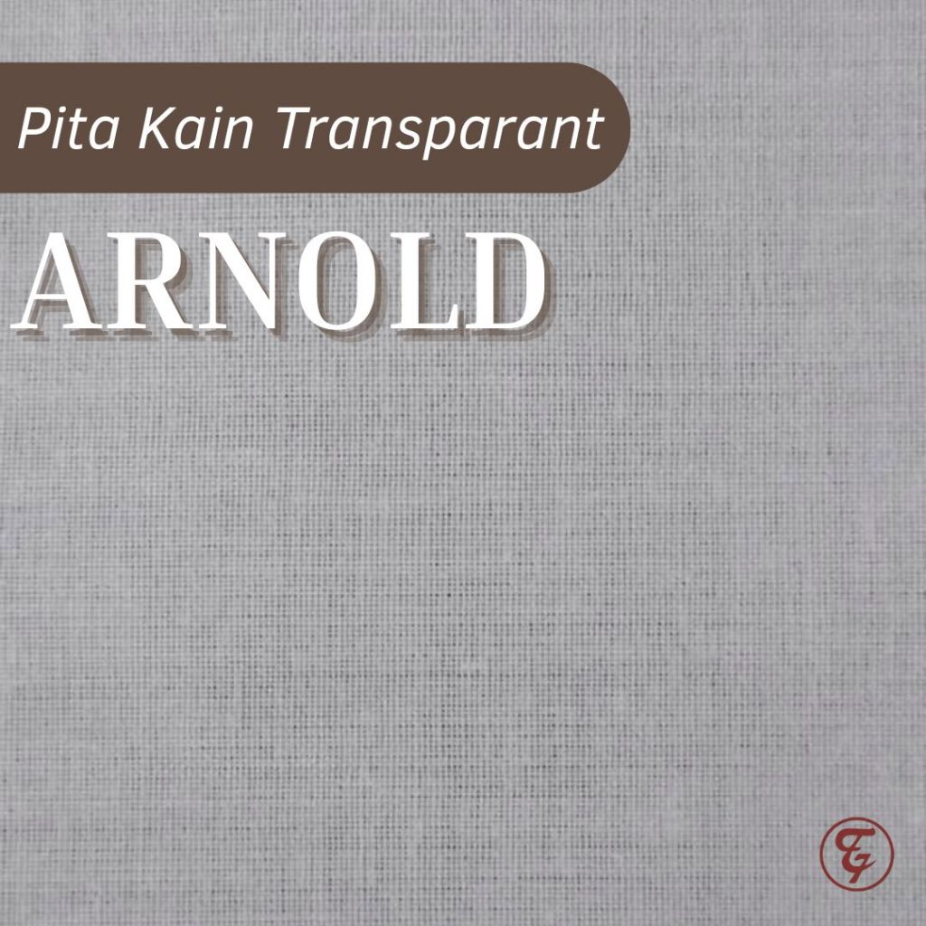 Pita Kain Transparan Arnold Untuk Vitrage Dan Gorden Khusus Kawat Plastik Besar