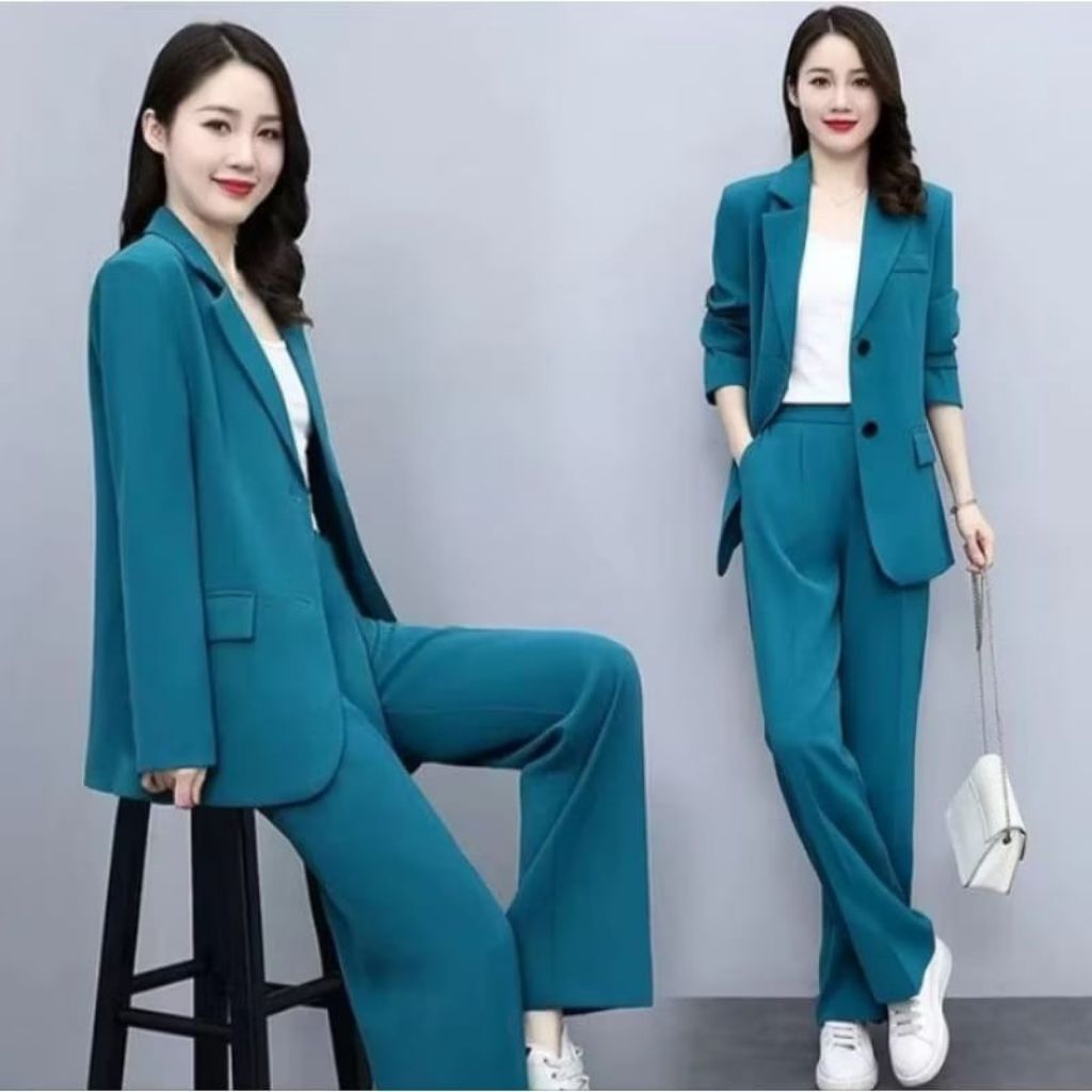 Setelan Jas Wanita Blazer Terbaru Setelan Wanita Jas Wanita Korea