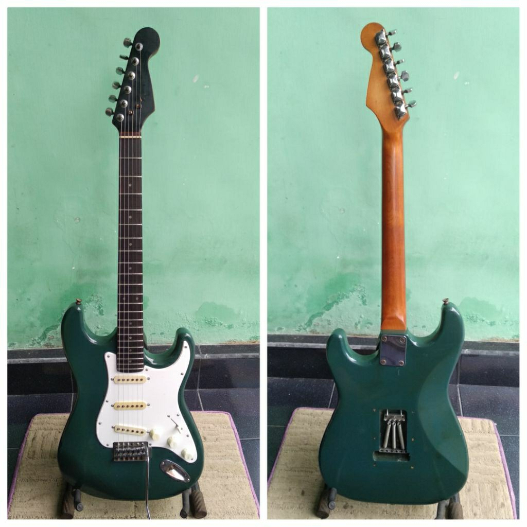 gitar listrik stratocaster "RATU KIDUL" , wiring 7 sound blender