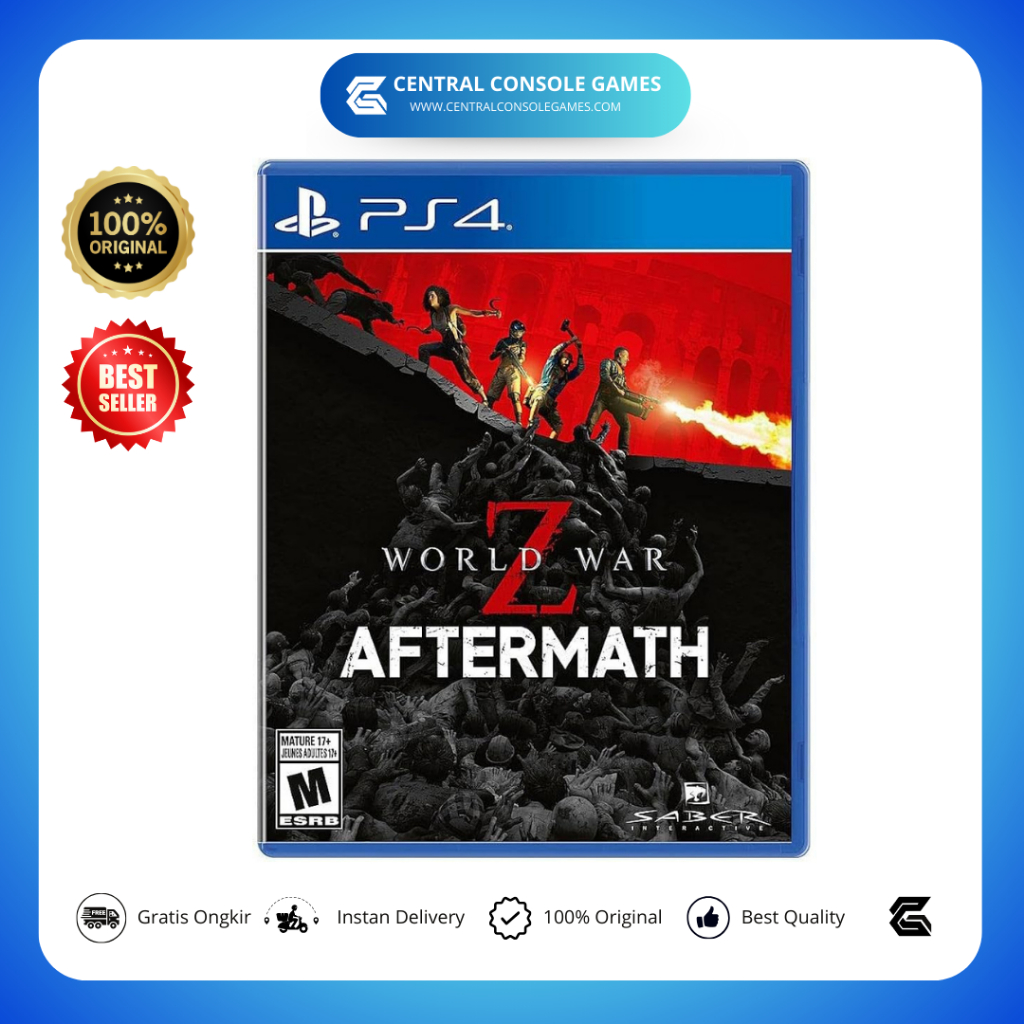 BD Kaset PS4 Playstation 4 World War Z Aftermath