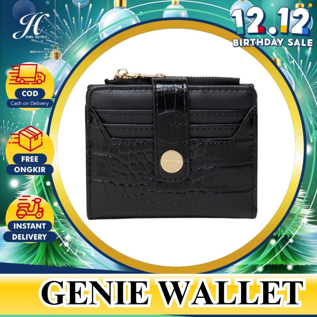 JIMS HONEY GENIE WALLET Dompet Kartu Wanita Mini Jimshoney Terbaru
