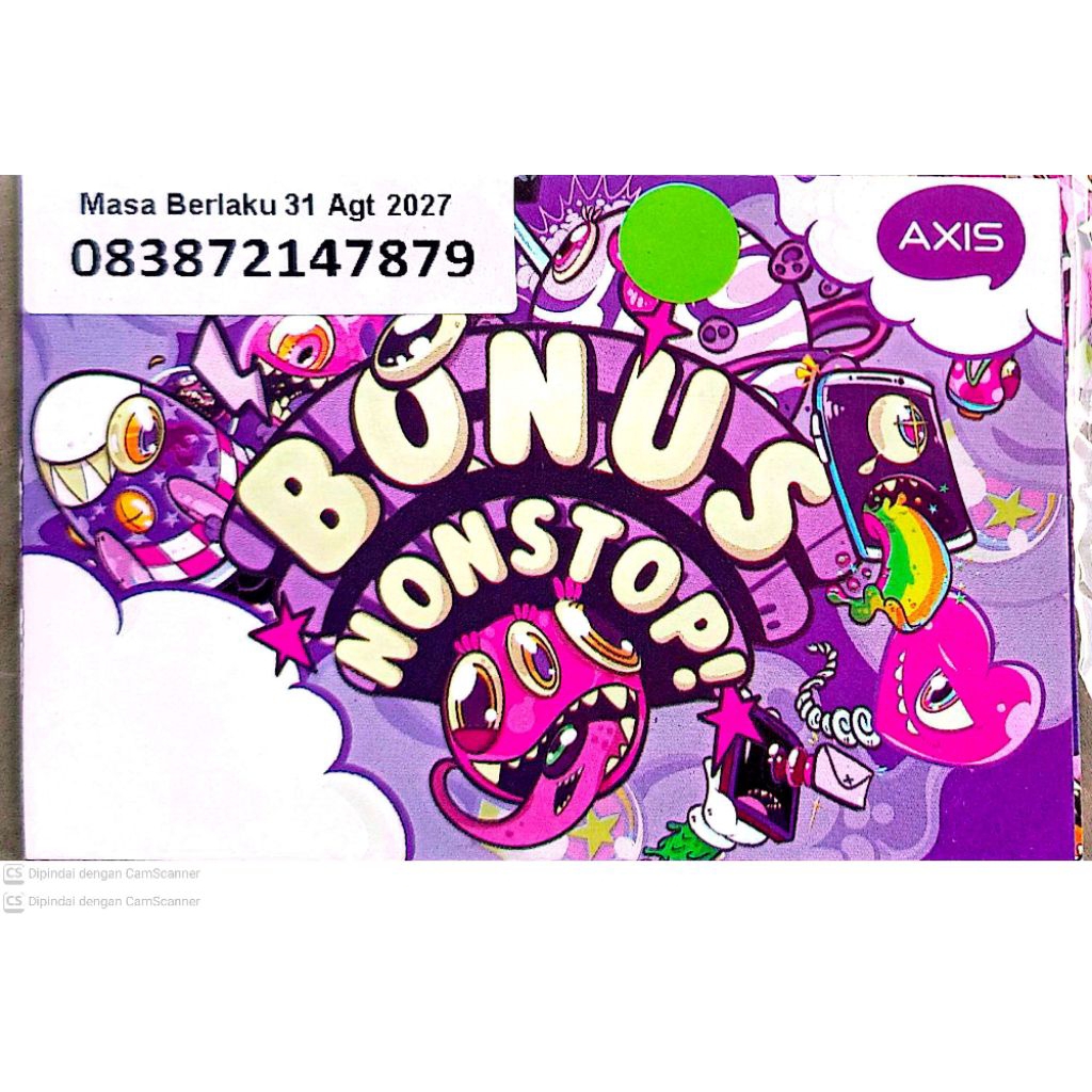 Perdana Axis Kuota 3 GB 30 Hari [SEGEL]