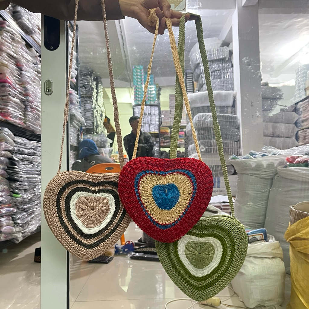 TAS RAJUT HP/ TAS Anyam Homemade / Tas Rajut Cantik / Tas homemade buatan tangan