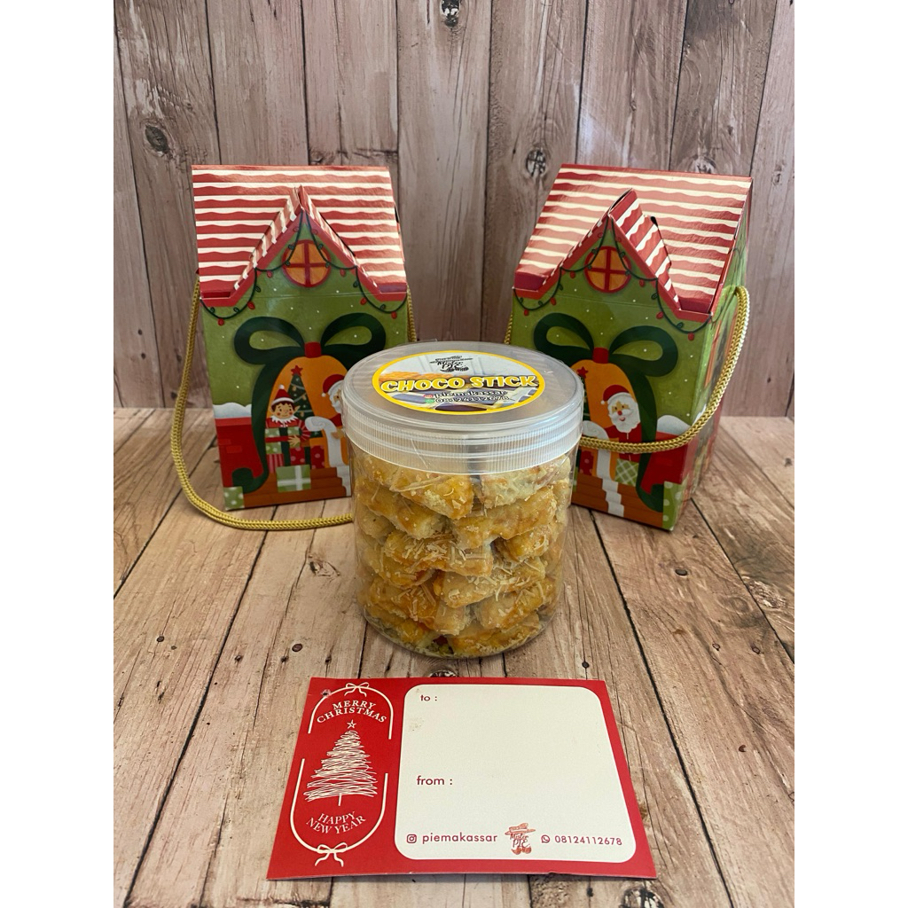 Paket hampers kue kering Natal Cookies Premium Christmas Parsel Makassar