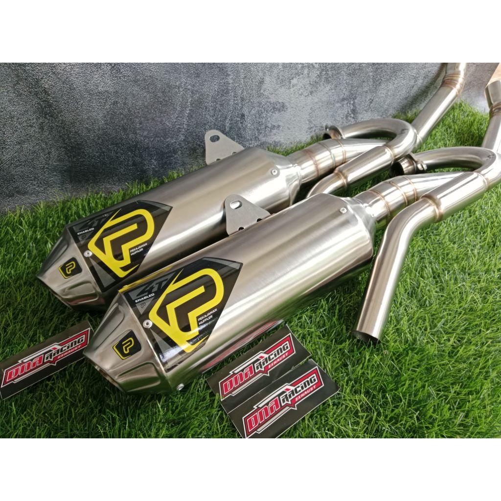 KNALPOT PEKAJAMAN PNP CRF KLX DTRACKER SUARA GAHAR