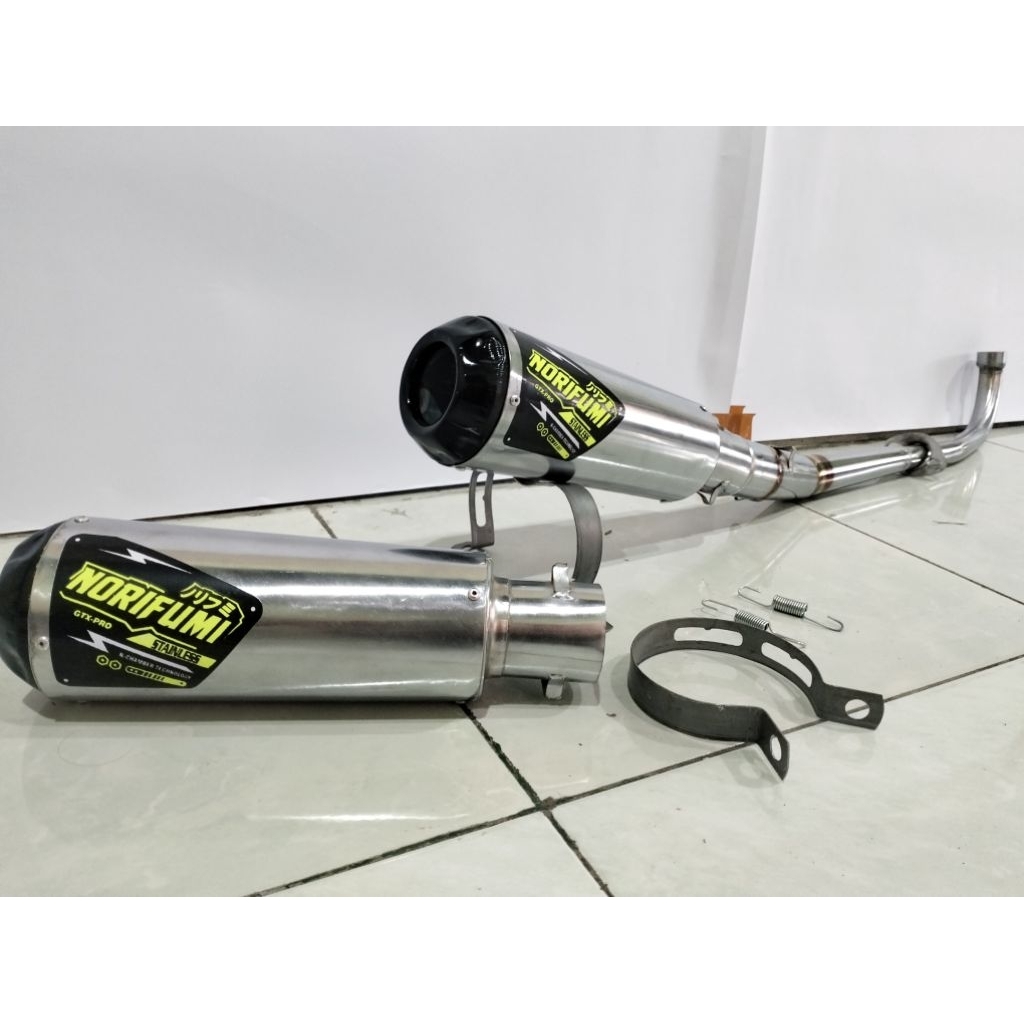 Knalpot racing norifumi Honda win Supra Jupiter Vega Honda Blade karisma Revo absolute cripton Kaze 