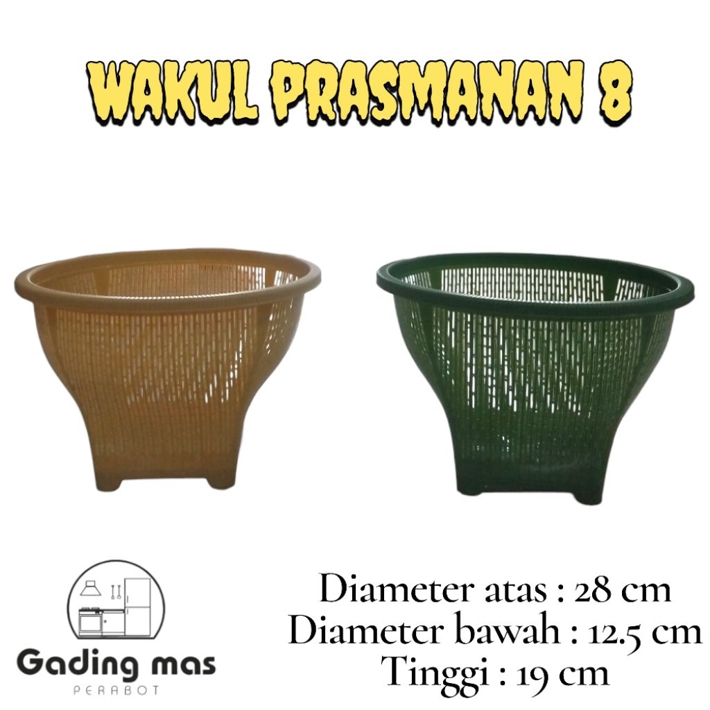 (3 PCS) WAKUL BAKUL SANGKU BESEK NASI PRASMANAN