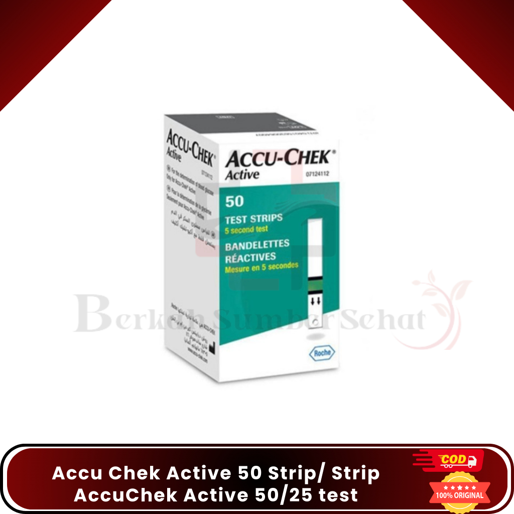 Accu Chek Active 50 Strip/ Strip AccuChek Active 50/25 test