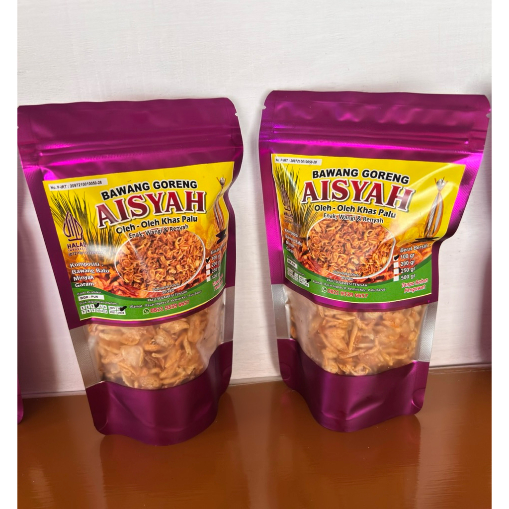 bawang goreng khas palu