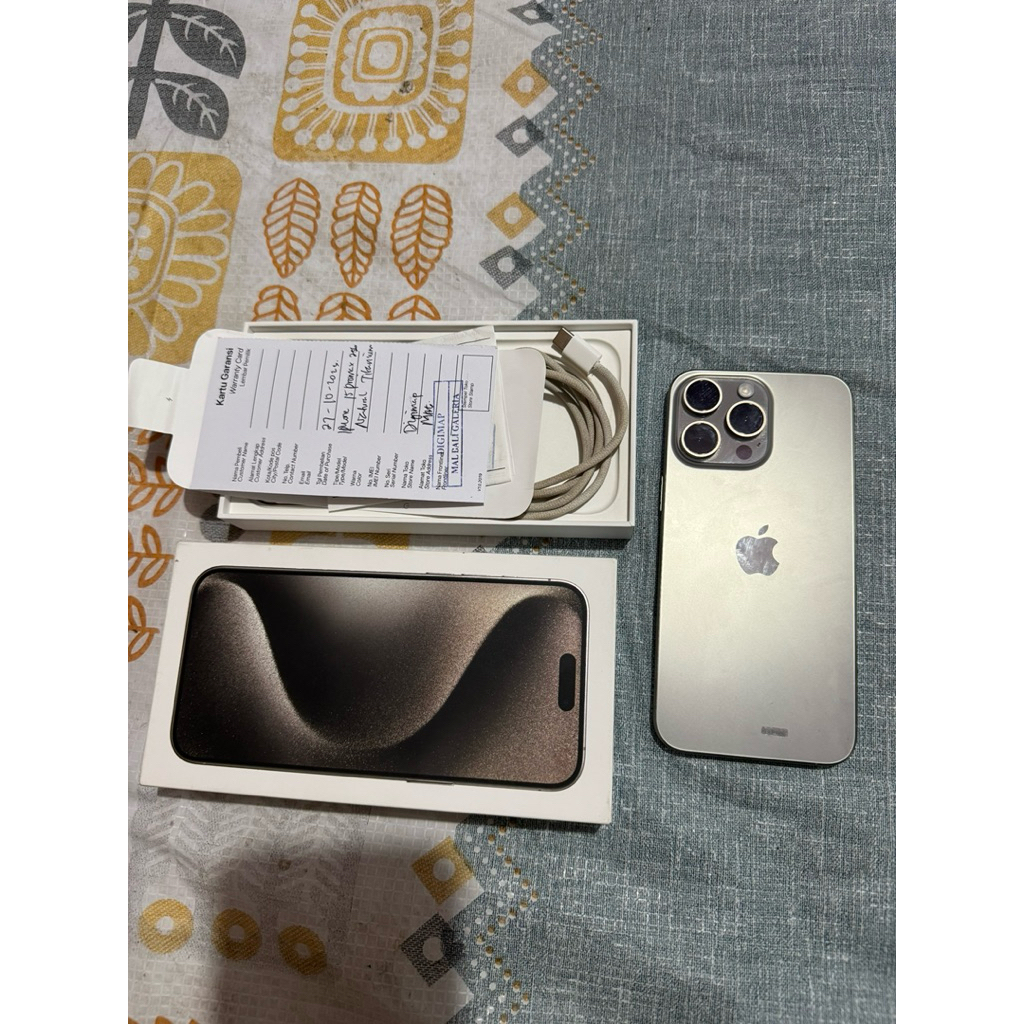 iphone 15 promax 256gb second ibox