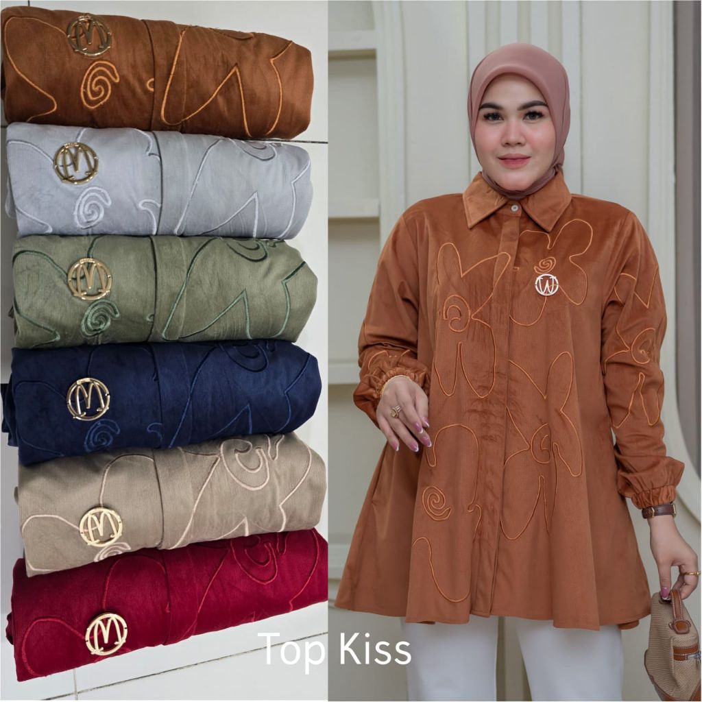 Top Kiss Winody Update Fashion Terbaru Winody Atasan Wanita Kekinian Hijab Friendly Wanita