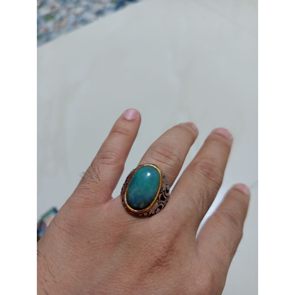 CINCIN BATU AKIK IJO GARUT ODIM LAWASAN MEMO IGS