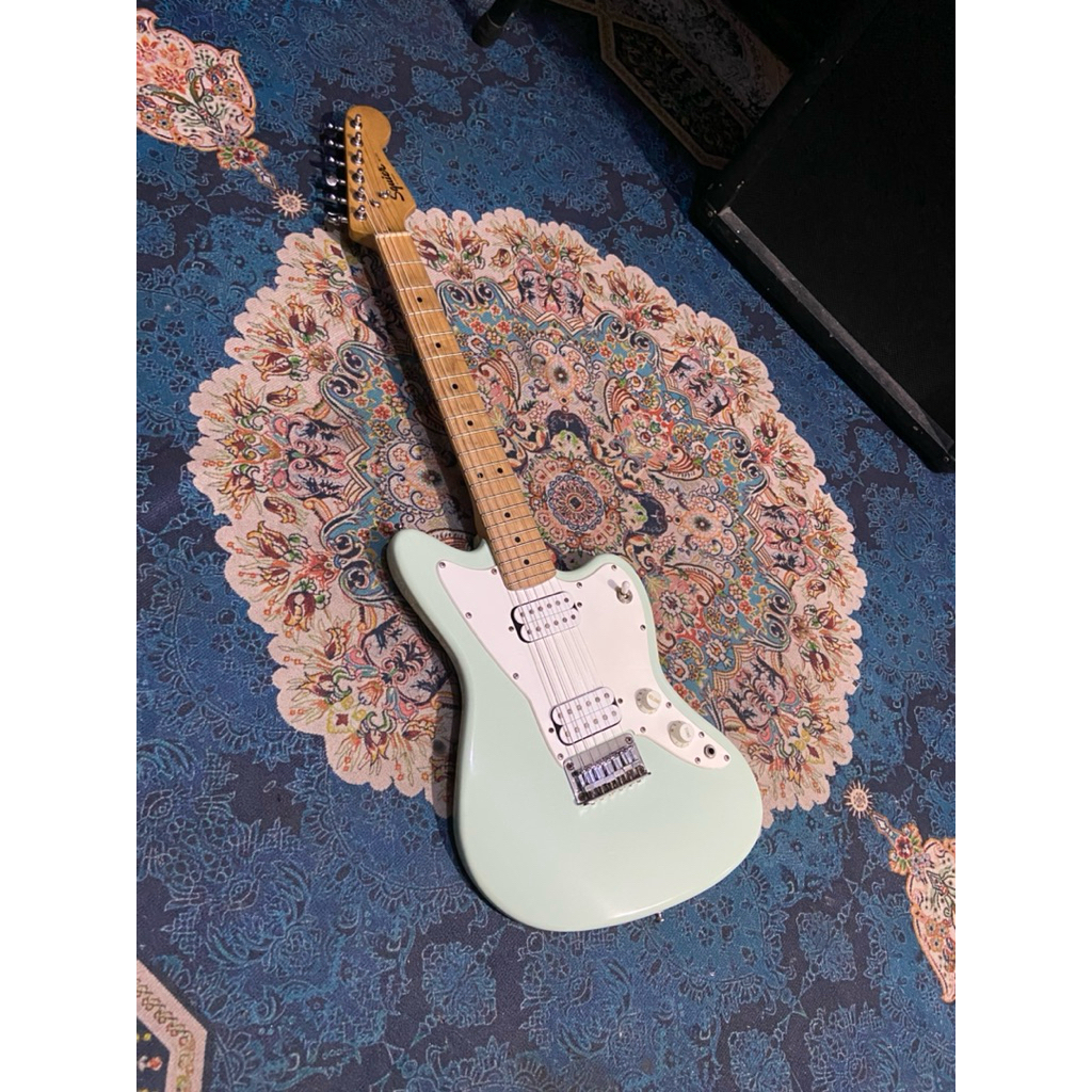 Gitar Squier Mini Jazzmaster HH Surf Green