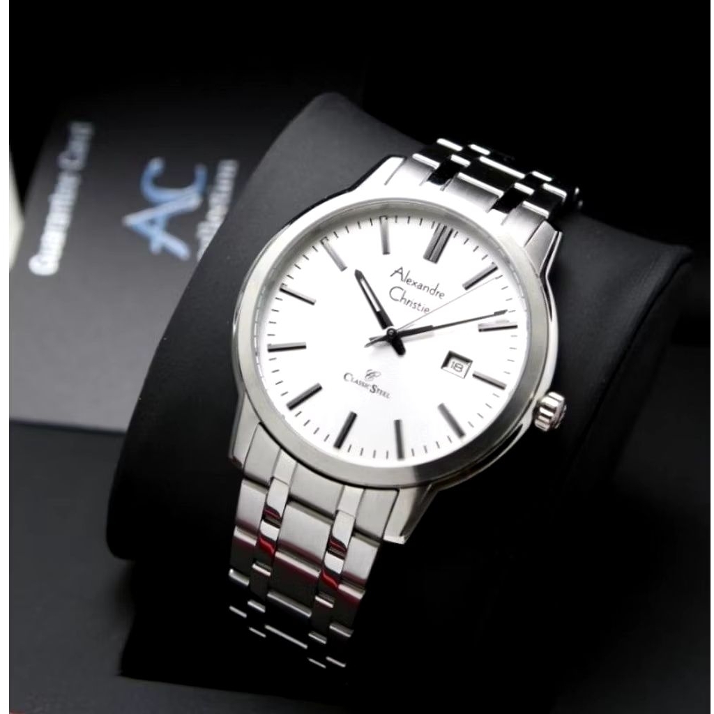 Alexandre Christie Ac 8657 /ac8657 Jam Tangan Rante Original Garansi Resmi 1 Tahun