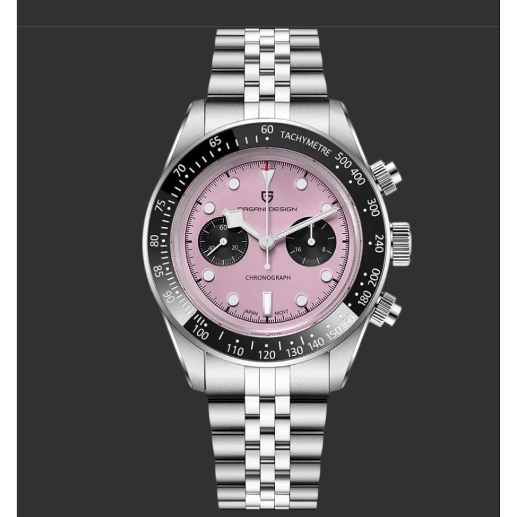 PAGANI DESIGN PD1813 Homage Tudor Blackbay Flaminggo (Pink Dial)