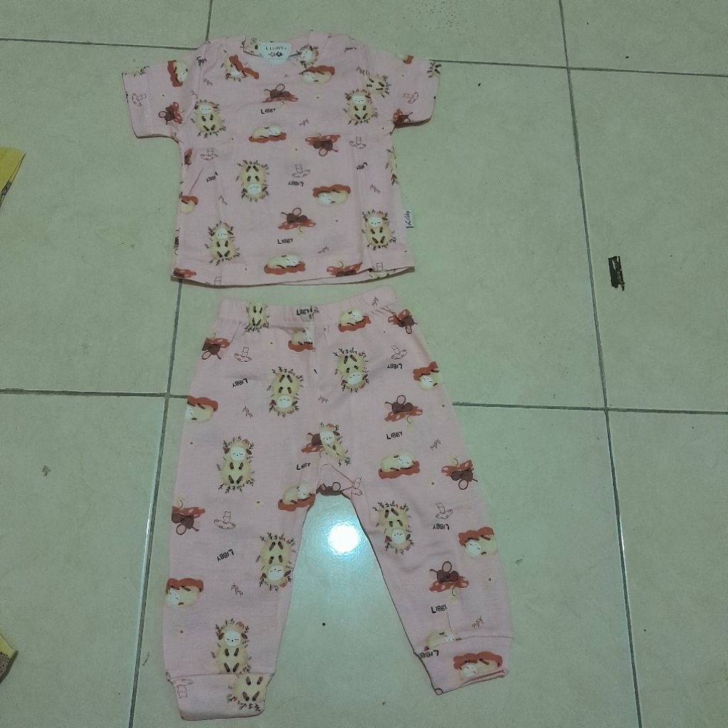 setelan anak brand libby oblong tipis new