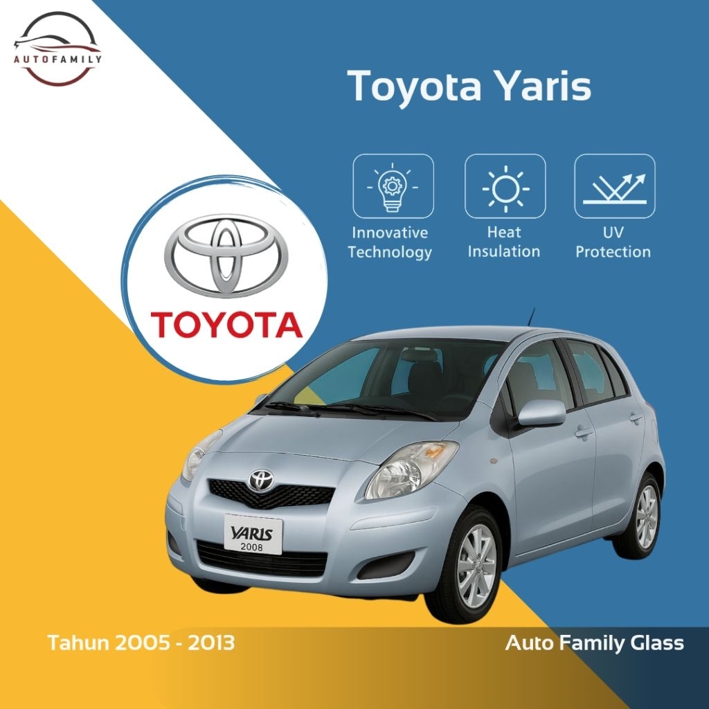 Kaca Depan Mobil Toyota Yaris Gen 1