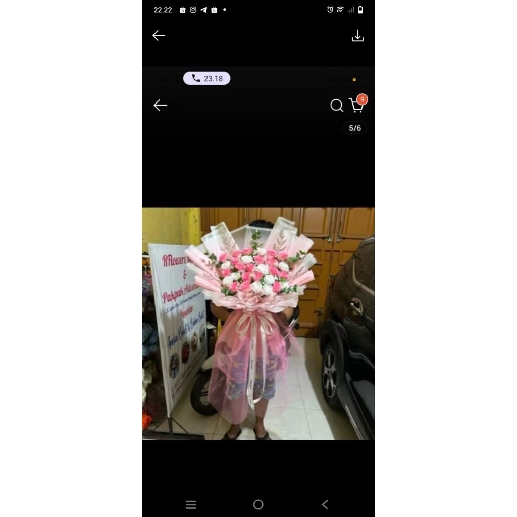 bunga artificial jumbo riques  tambah edelweis