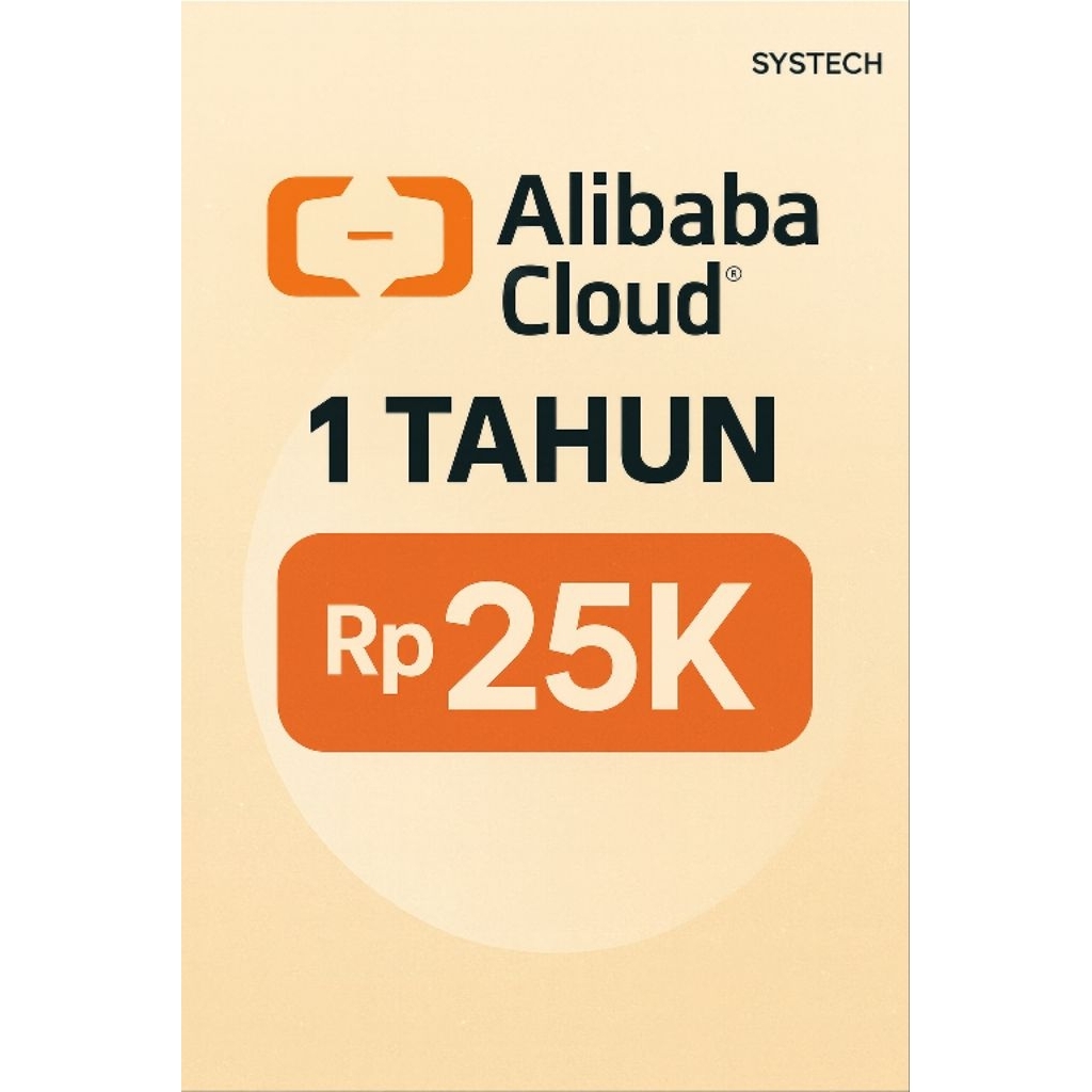 Alibaba Cloud 1 Tahun Bergaransi