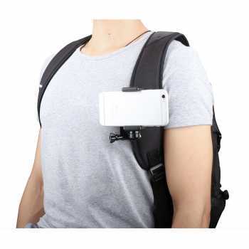 Gudang Storage Clip Clamp Mount 360 Rotary GoPro Black