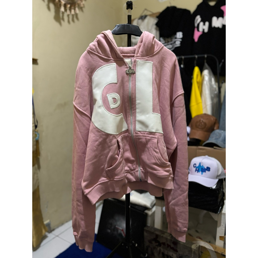 HOODIE ZIPP CDL PINK